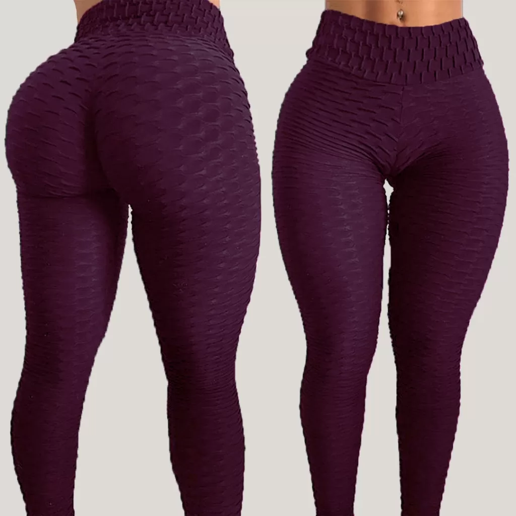 Calça Legging Bolha Suplex Compressão Cós Alto Empina Bumbum Fitness Suplex 3D Texturada Academia