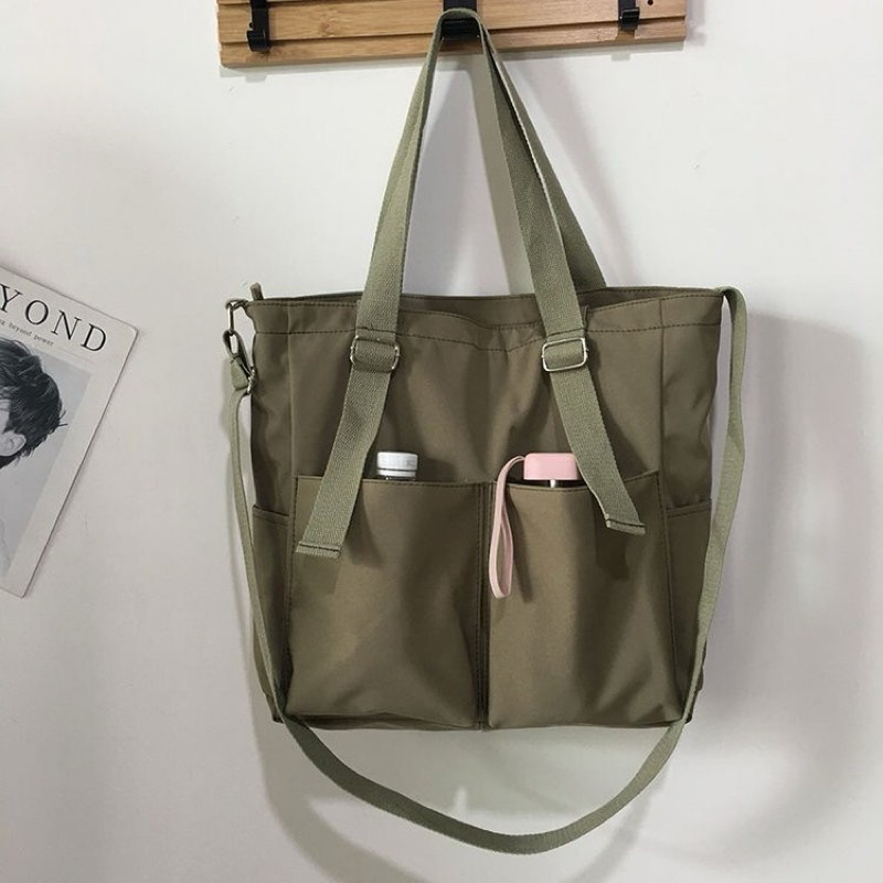 bolsa feminina transversal nylon impermeável grande capacidade 5007(sem pingente)