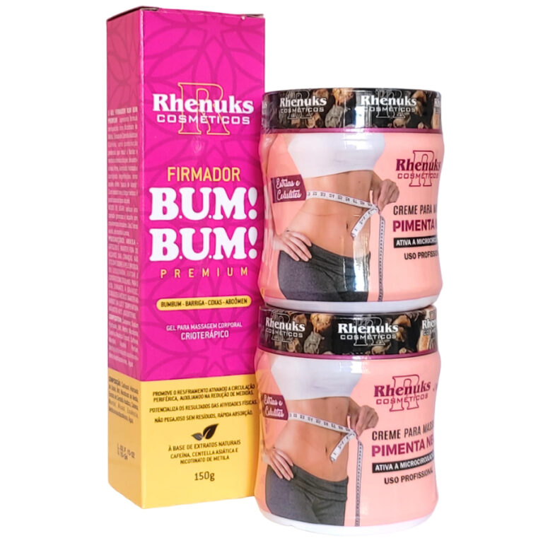 Kit Gel Firmador De Bumbum, Coxas E Abdômen 150g 