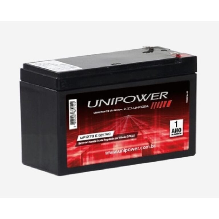 Baterias Nobreak Unipower 12V 7A P1270E