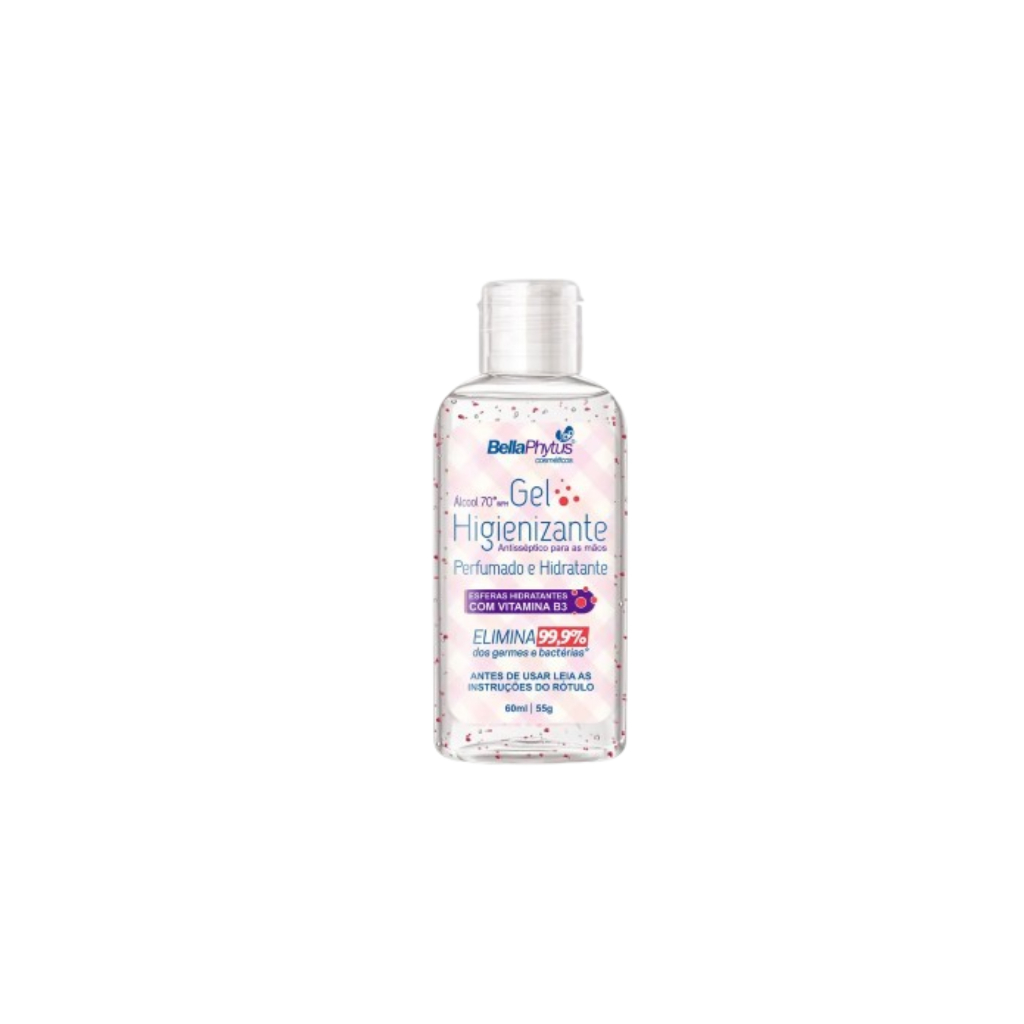GEL HIGIENIZANTE PERFUMADO e HIDRATANTE COM MICROESFERAS 60G