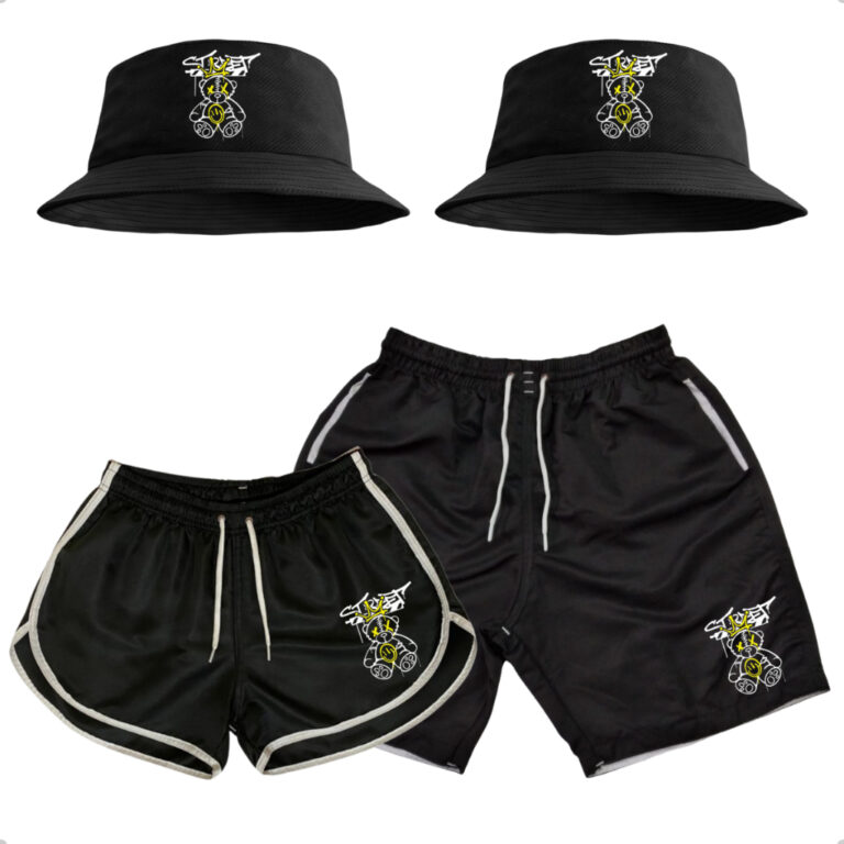 Conjunto Bermudas para Casal + Kit Casal 2 Chapéu