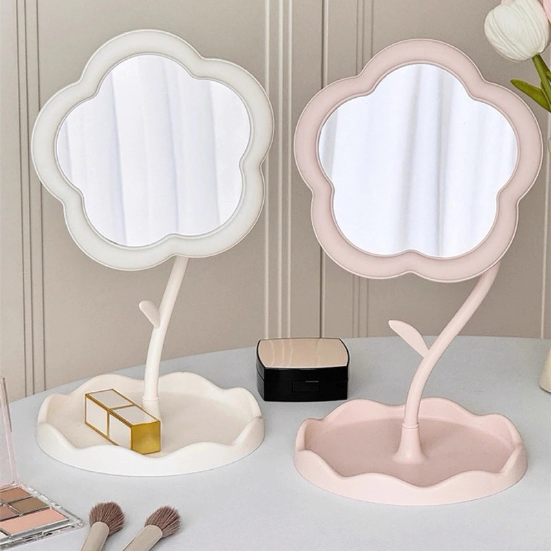 Espelho De Mesa Portátil Para Maquiagem Jóias De Beleza Decoração De Casa