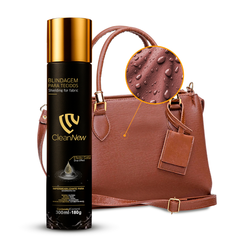 Impermeabilizante de Tecidos Spray Proteção Bolsas CalçadosSapatos Tapetes Blindagem Proteção UV