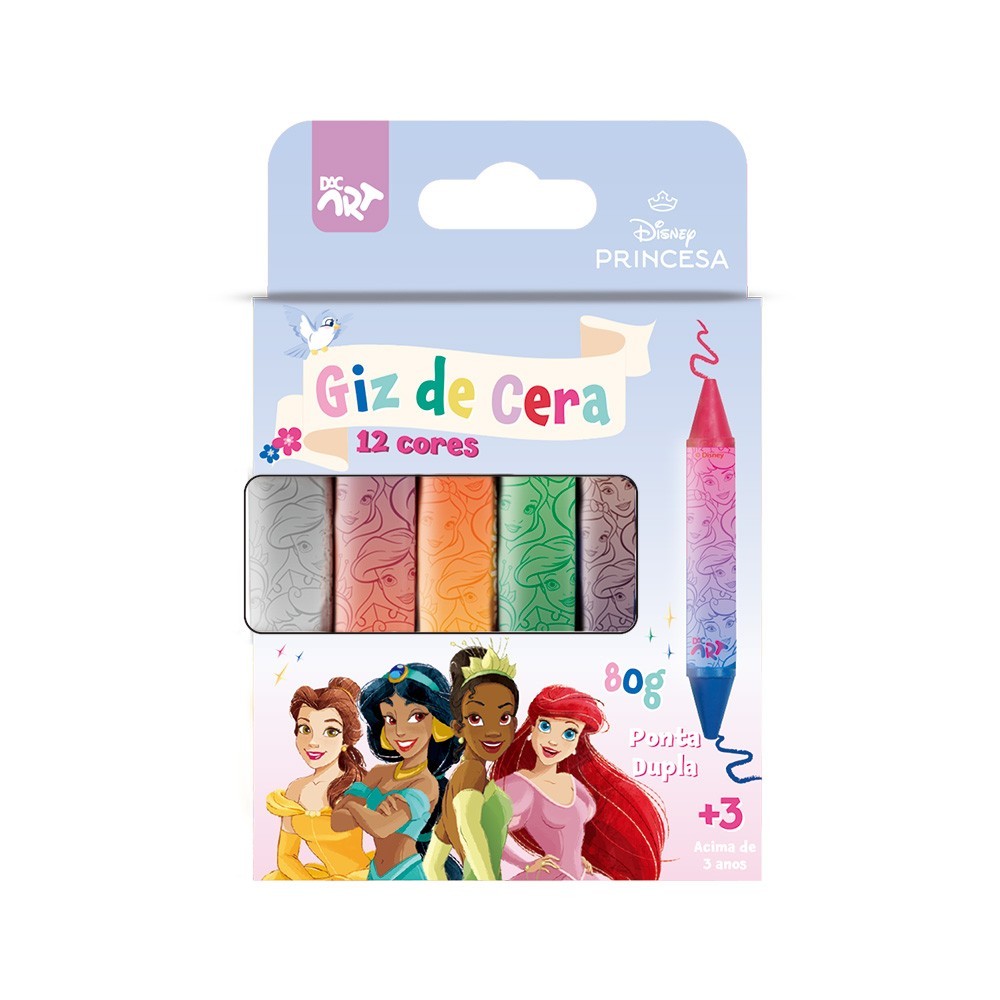 Giz de Cera Princesas Ponta Dupla – Dac