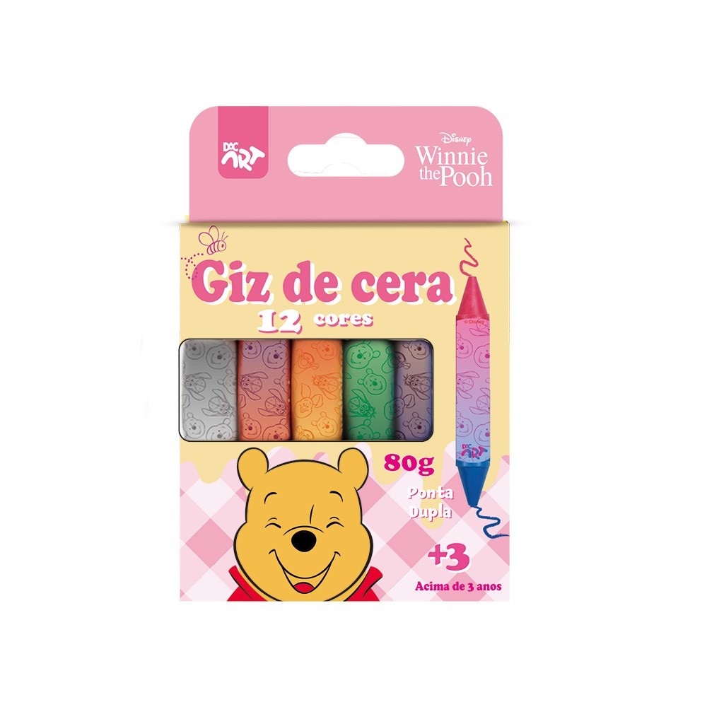 Giz de Cera Ursinho Pooh Ponta Dupla – Dac