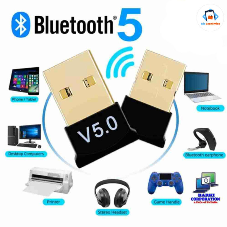 Adaptador Bluetooth 5.0 USB Transmissor Áudio Sem