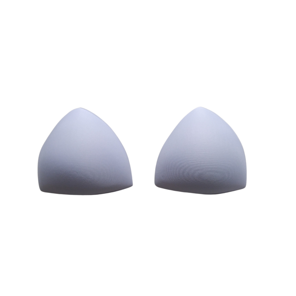 Kit 5 Pares Bojo Branco Triângulo Confecção Promoção Espuma Top Moda Praia / Roupas / Sutiã Kit 5 Pa
