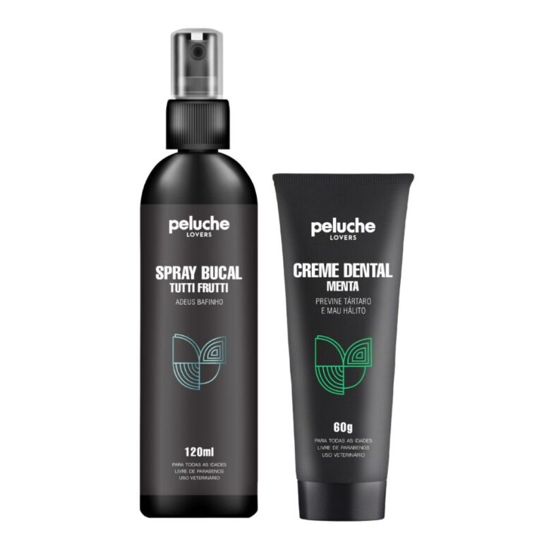 Kit Higiene Bucal Pet Spray Tutti Frutti com Creme