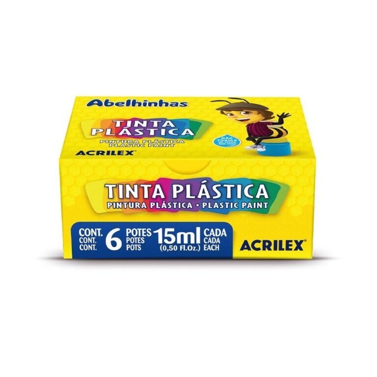 Tinta Plástica -6 cores