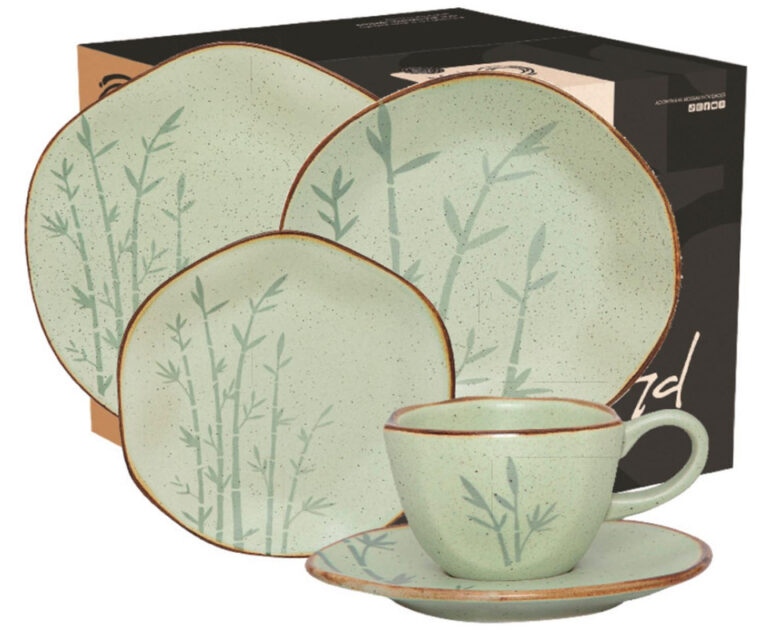 PORCELANA RYO BAMBU APARELHO JANTAR/CHA C/20PC