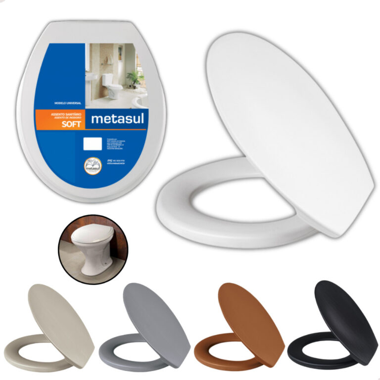Tampa de Vaso Soft Universal Assento Oval Deca Cel