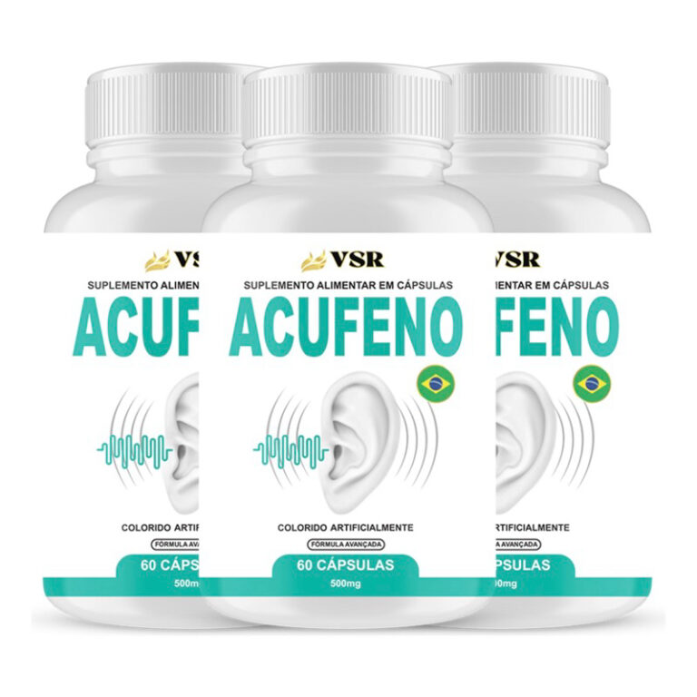 3 Acufeno 180 Cápsulas – Melhor Audição &