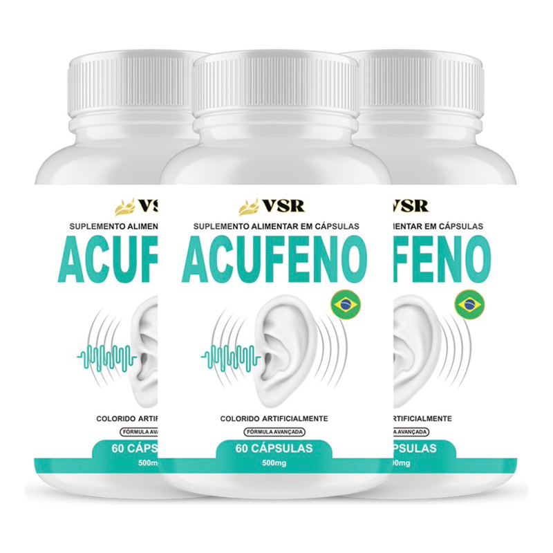3 Acufeno 180 Cápsulas – Melhor Audição – Loja Oficial