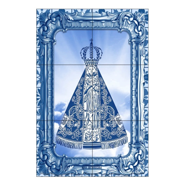 Quadro Nossa Senhora Aparecida Azulejo Portugues S