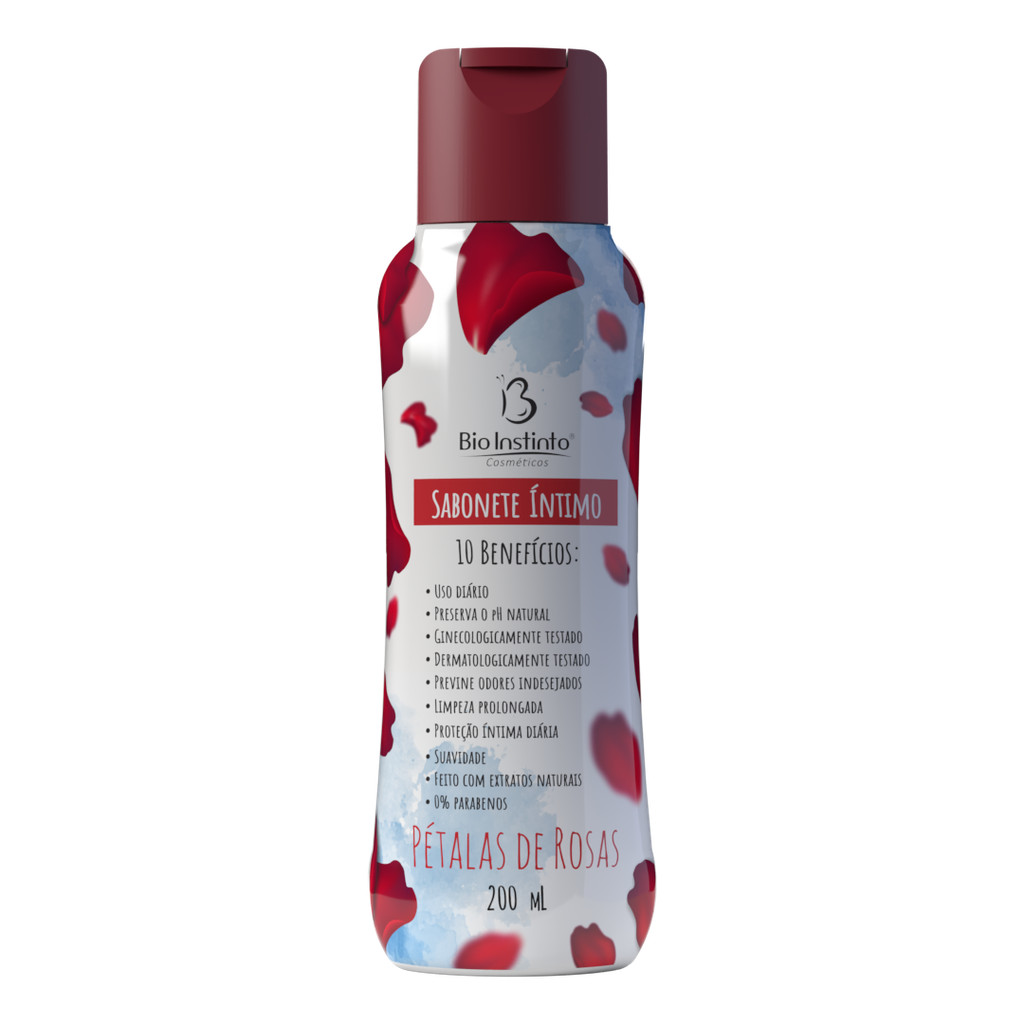 Sabonete Líquido Íntimo 10 Beneficios Pétalas de Rosas 200ml – Bio Instinto