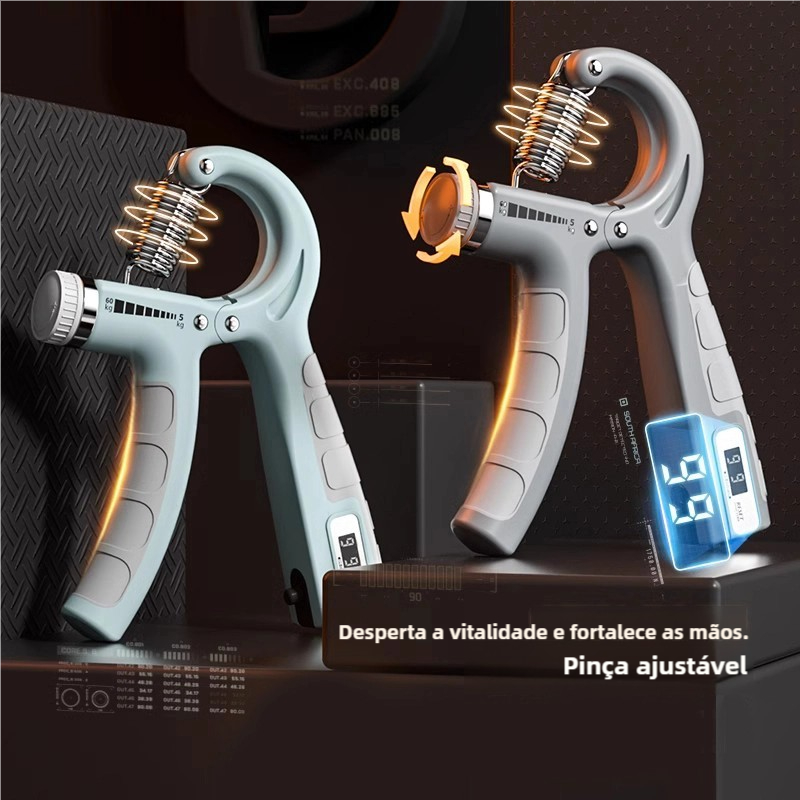 Aderência de mão Hand grip 5-60KG Exercite a força do antebraço e dos dedos