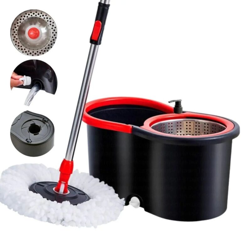 Mop Giratório Powermaid limpeza Profunda Pano Mic