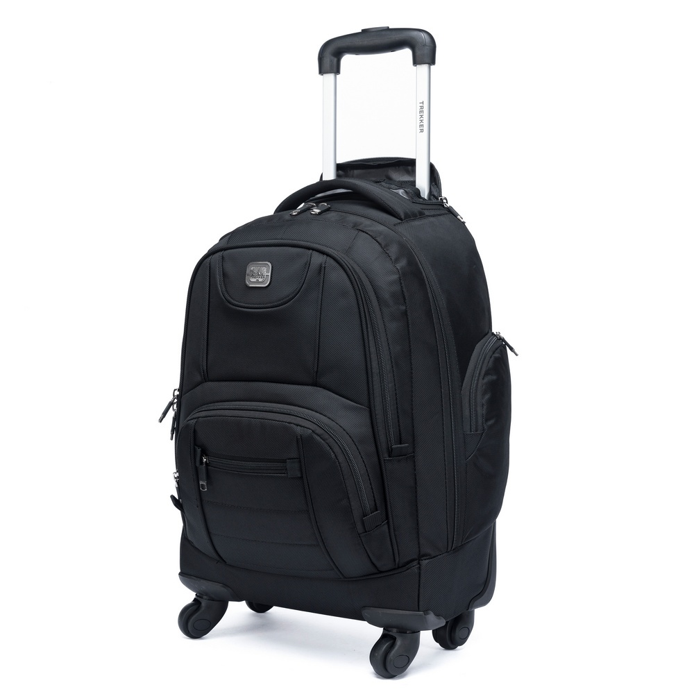 Mochila Trekker Com Rodas giratórias Executiva Grande Resistente