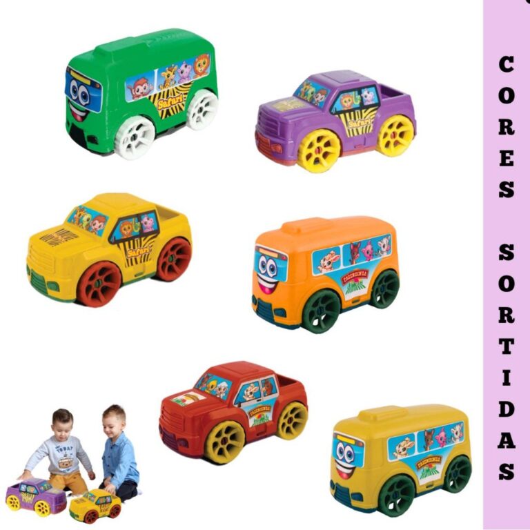Kit Carrinhos Baby Resistente brinquedo educativo 