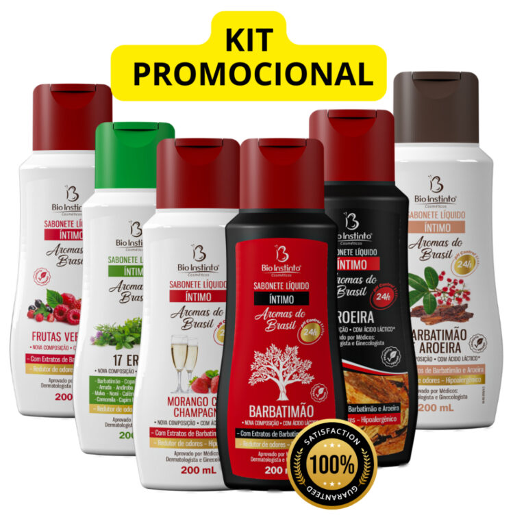 Kit sabonete intimo feminino Atacado Aromas do Bra
