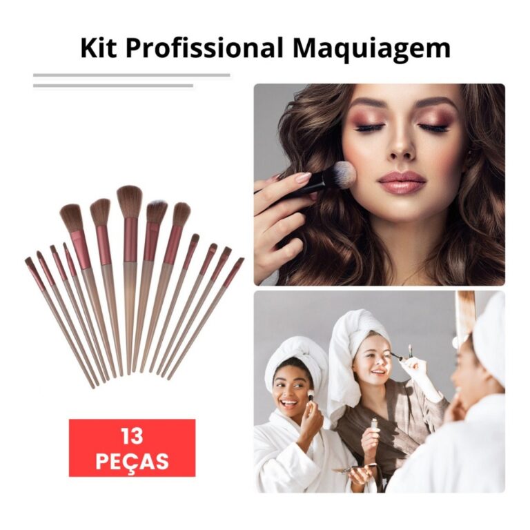 Kit Profissional De Pinceis Para Maquiagem