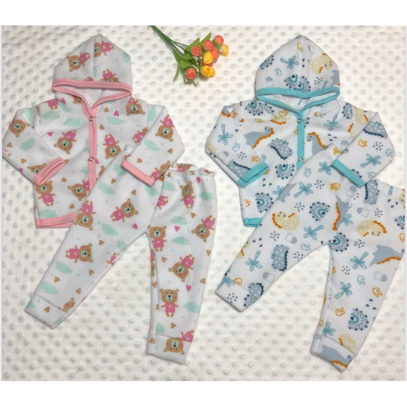 Conjunto Casaco Inverno Conjunto Soft Quentinho Roupa Menina Menino