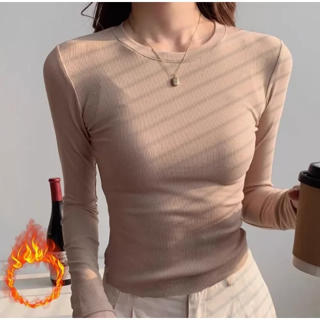 Blusa Térmica Feminina Peluciada Inverno