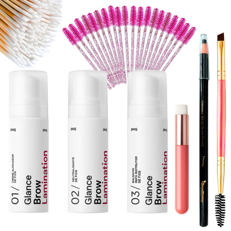 Kit Glance Brow Lamination Profissional Escovinha 