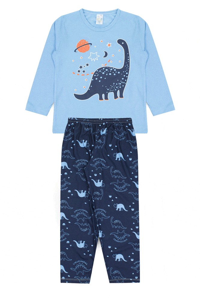 Pijama Infantil Masculino Inverno Dino – Hey