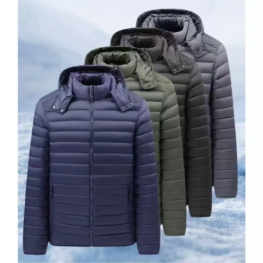 Jaqueta Bobojaco Moda Inverno Puffer Slim Frio Unissex Corta Vento Térmica