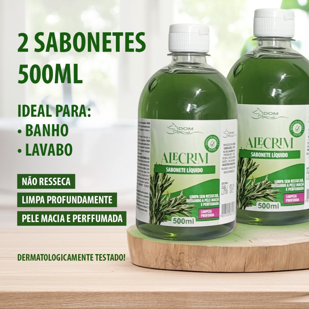 Kit 2 Unidades Sabonete Líquido  500 ml