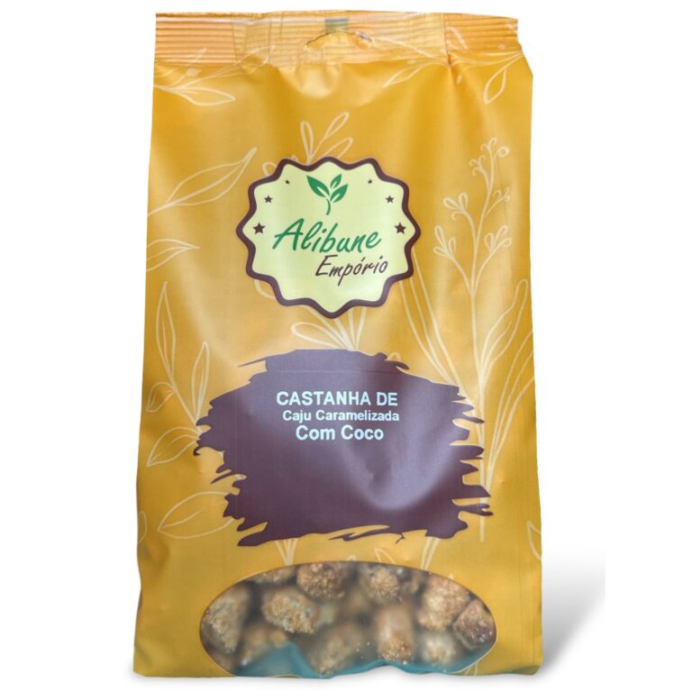 Castanha De Caju Caramelizada Com Coco 1 Kg –