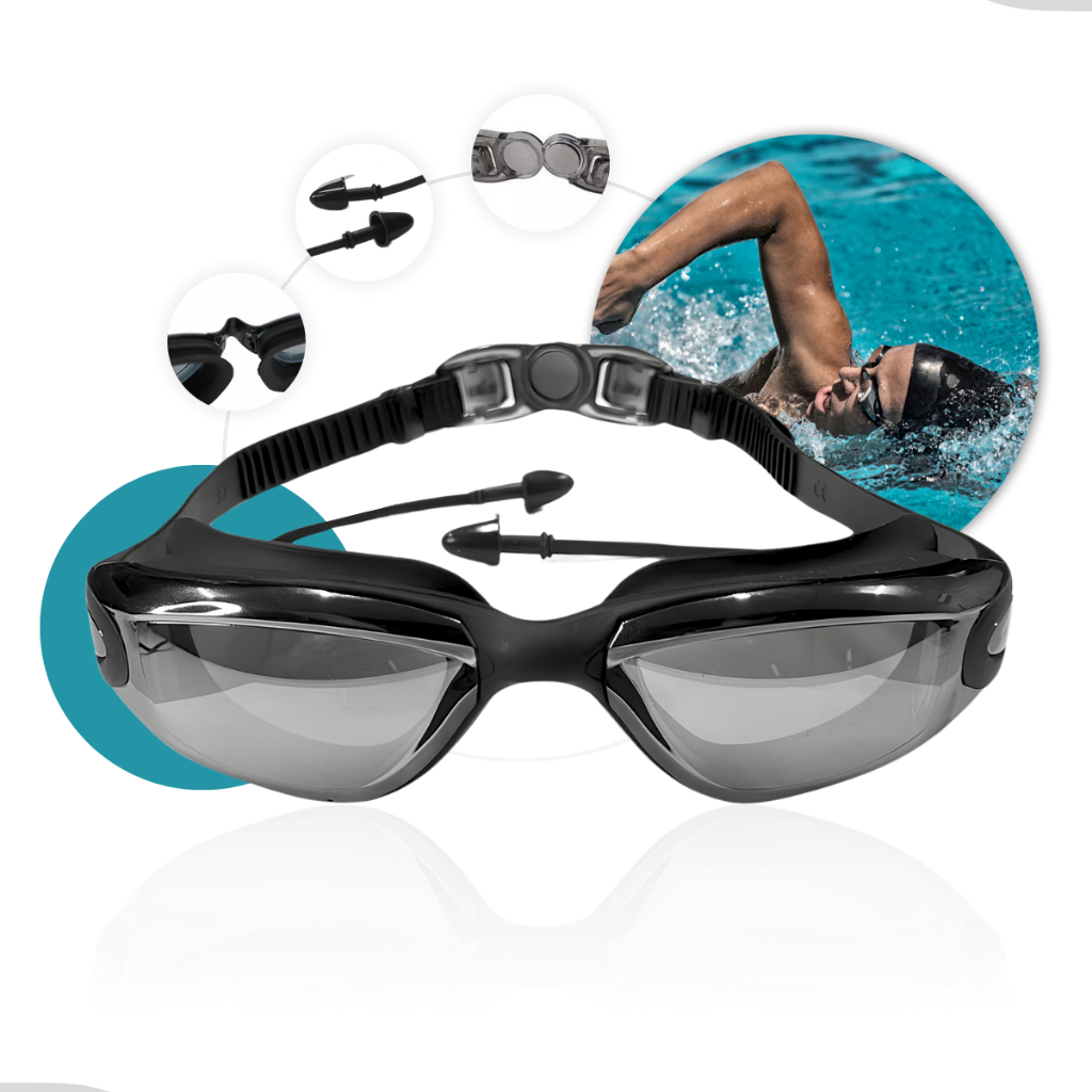 Óculos De Natação Zhenya À Prova D Água Anti-Embaçamento Com Protetor De Ouvido Speedo Hydrovision