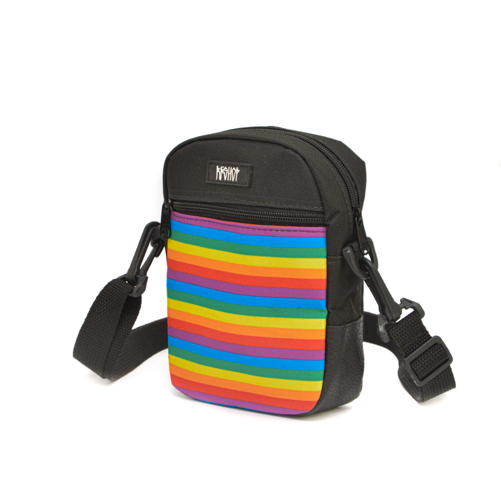 Shoulder Bag Transversal Arco-Íris Resistente Pride LGBT