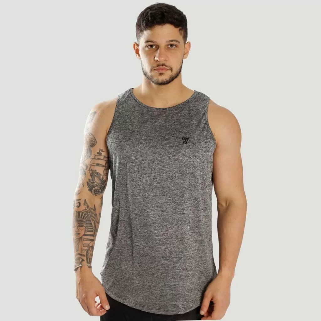 Regata Masculina Fitness Ideal para Treino, Academia e Praia