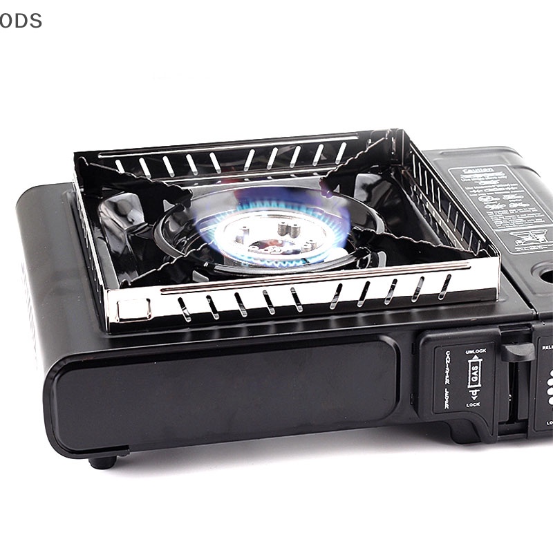 ODS Fogão A Gás Externo Tela De Vento Dobrável Queimador De Aço Inoxidável OD