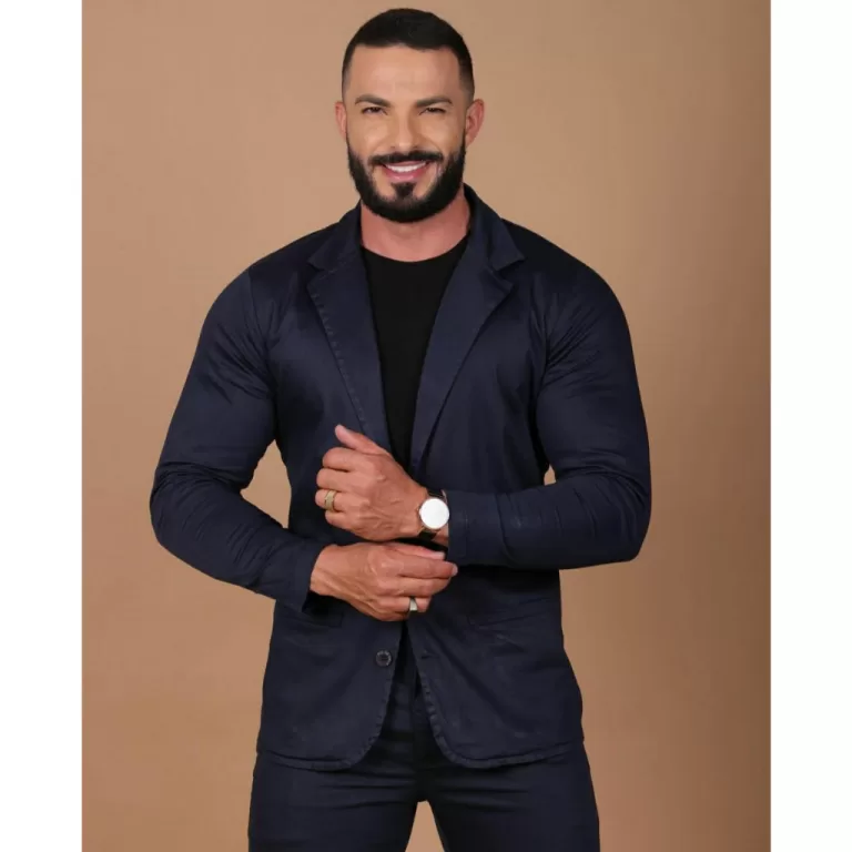 Blazer masculino Slim  – Blazer com Elastano