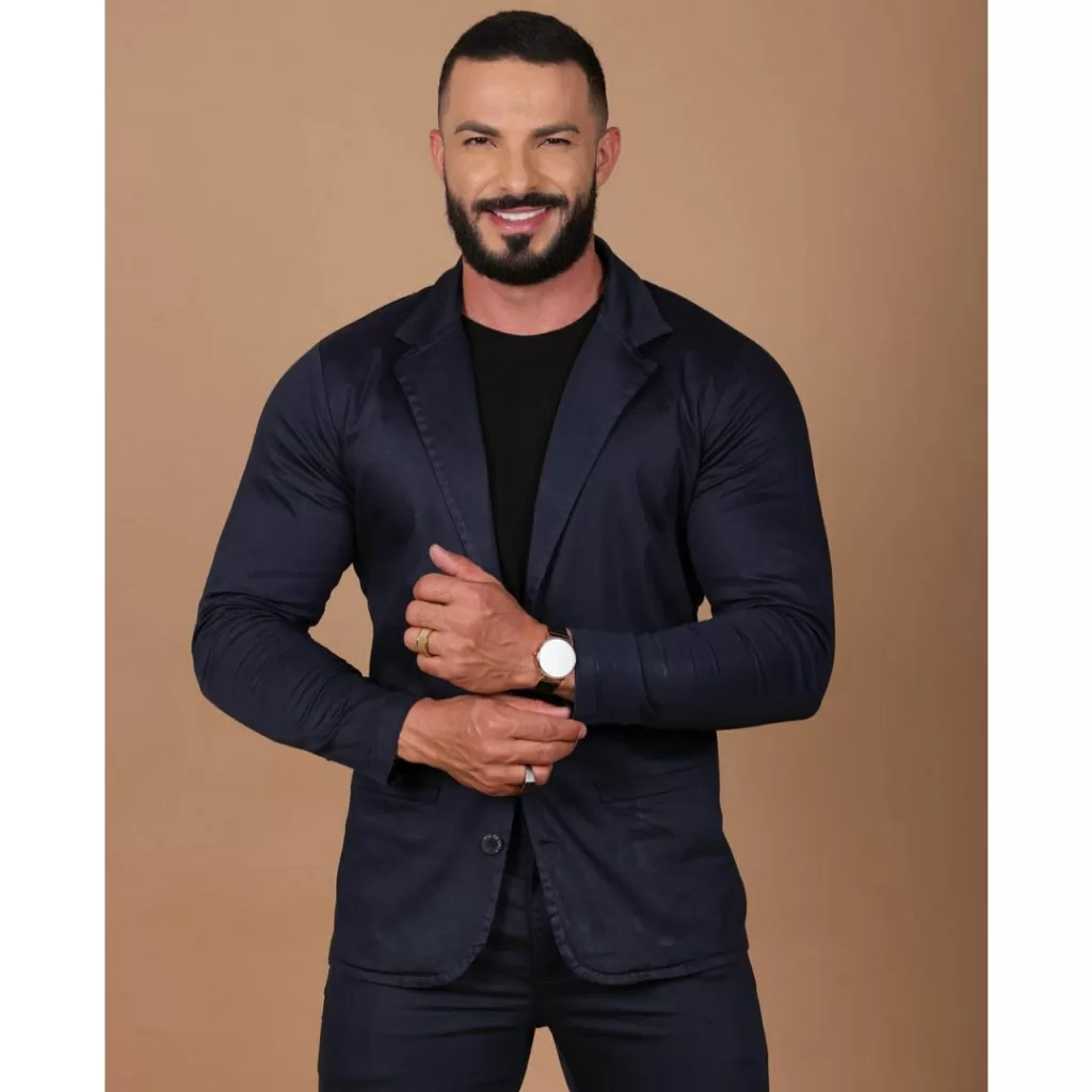 Blazer masculino Slim – Blazer com Elastano – (NÃO É SARJA QUE DESBOTA)