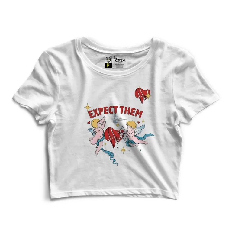 Cropped Blusa Blusinha As Braba Expect them Branco