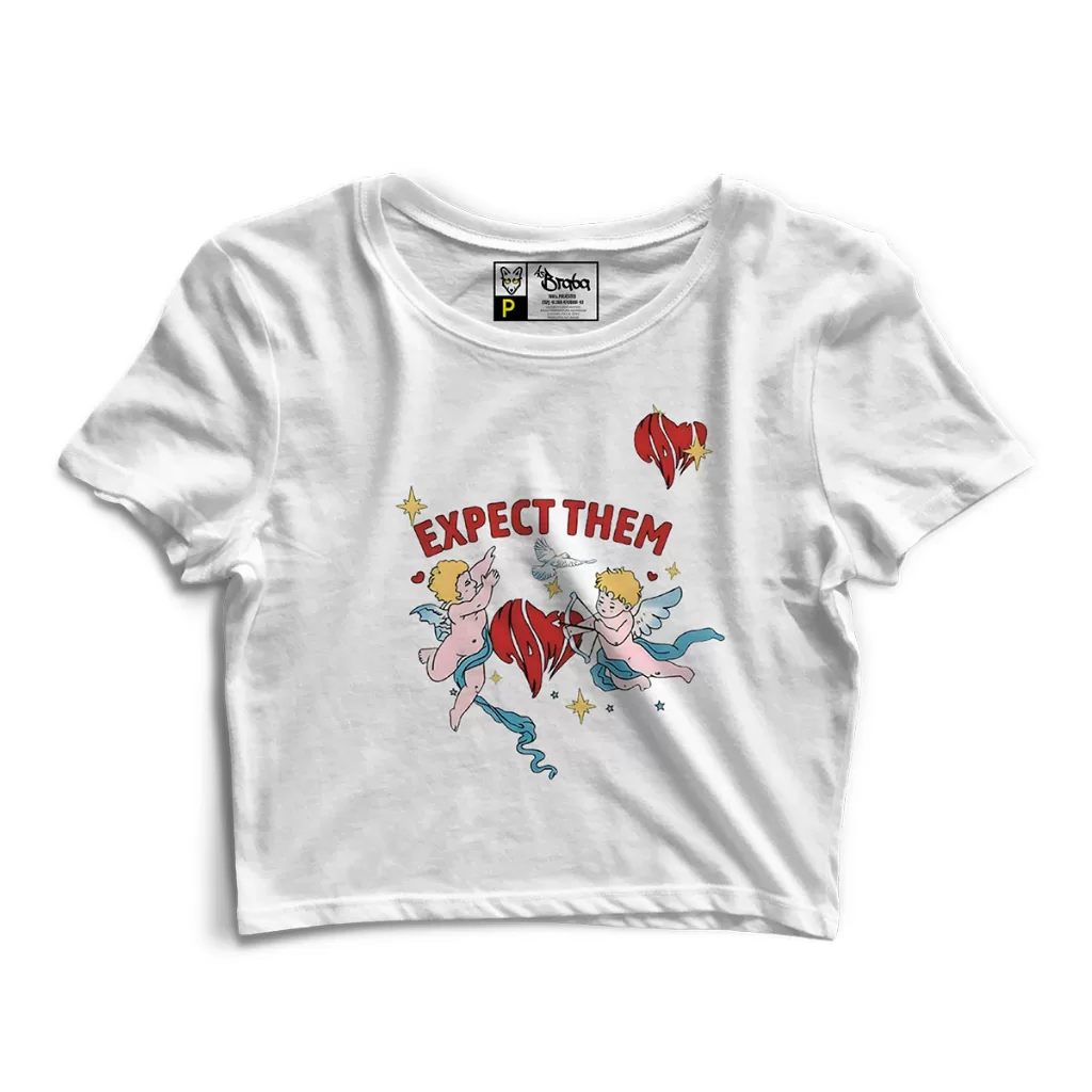 Cropped Blusa Blusinha As Braba Expect them Branco