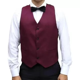 Colete Social Masculino Bordo Promoção
