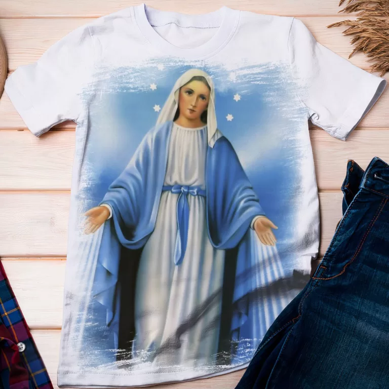 Camiseta Católica Igreja Religião Santo 14 ̵