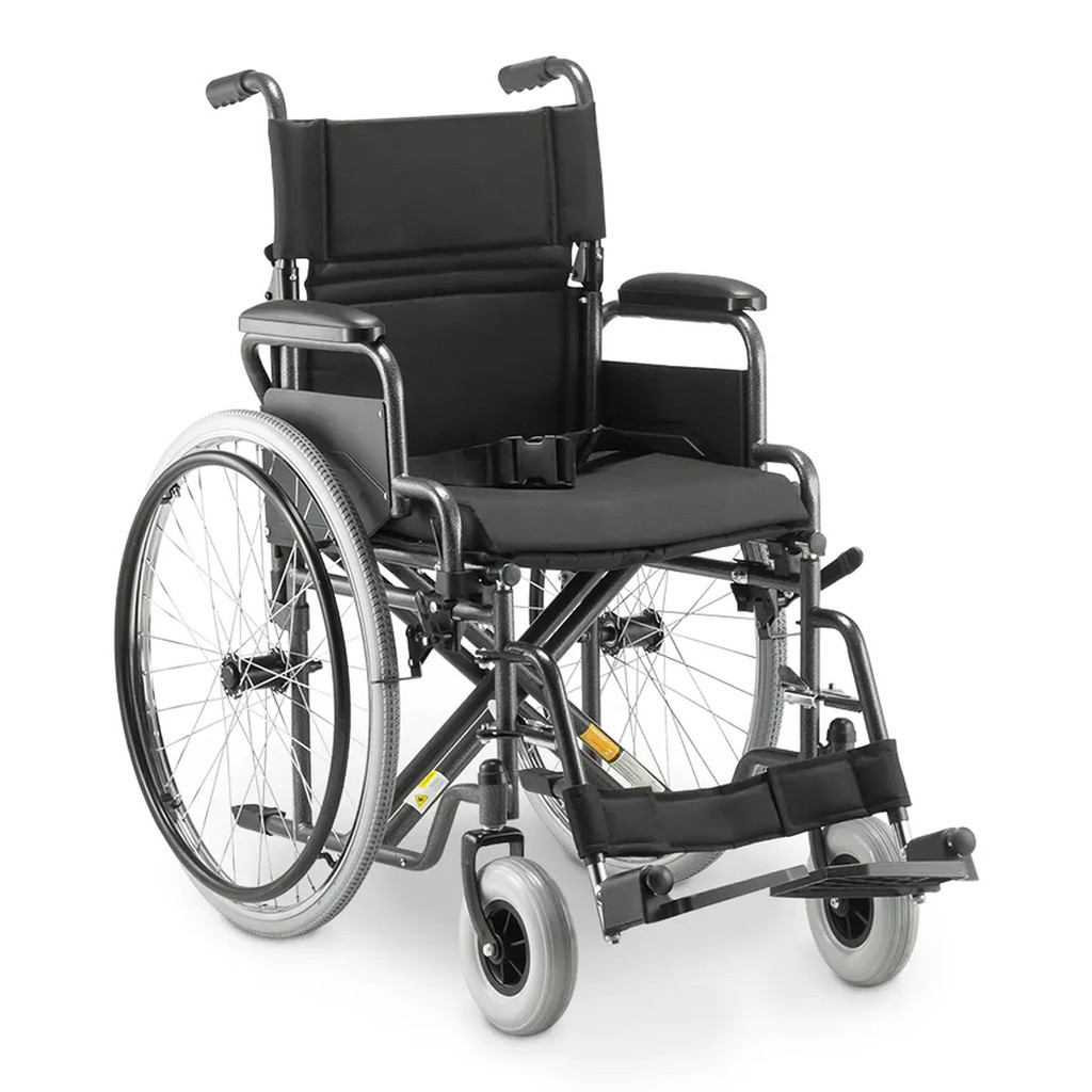 Cadeira De Rodas Dobravel C/ Encosto Confortável D400 120 Kg DellaMed