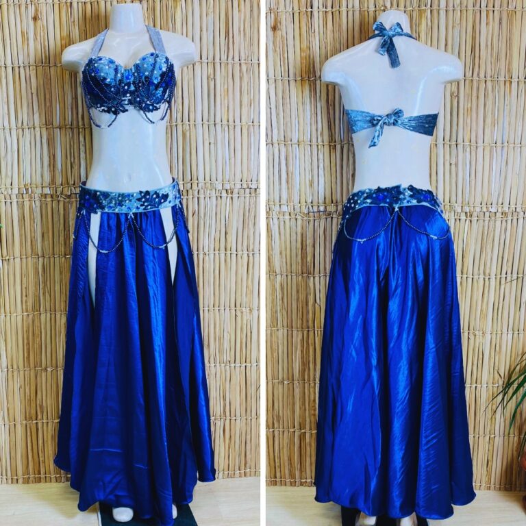 [Liquidação] Dança do Ventre Traje  Bordado Com