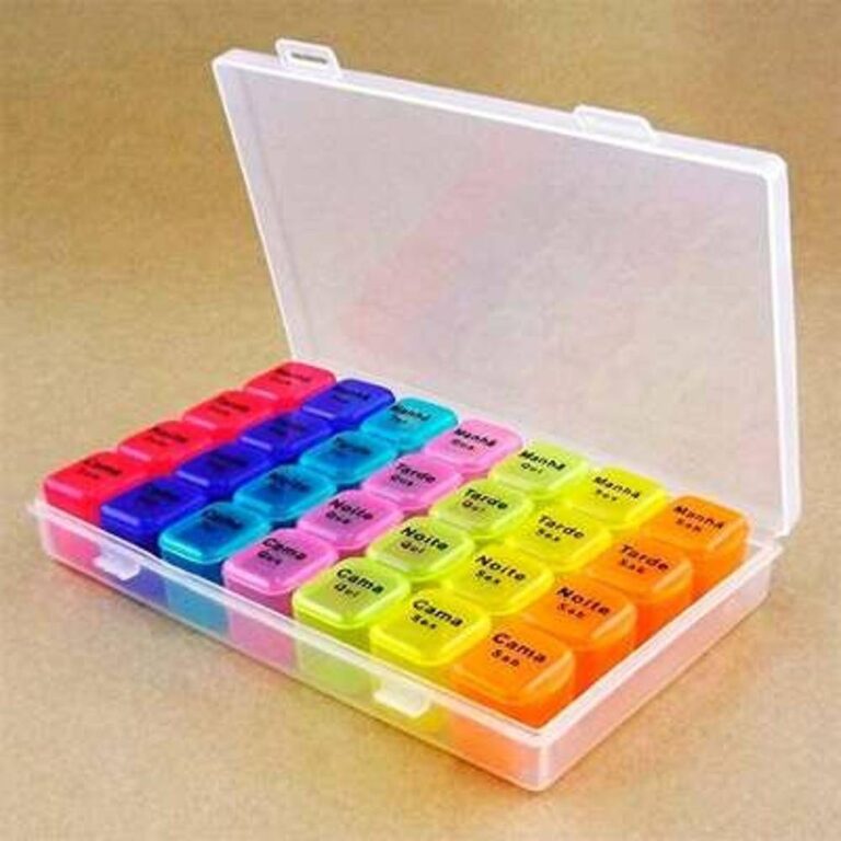 28 grades Estojo Organizador Colorido Porta Medica