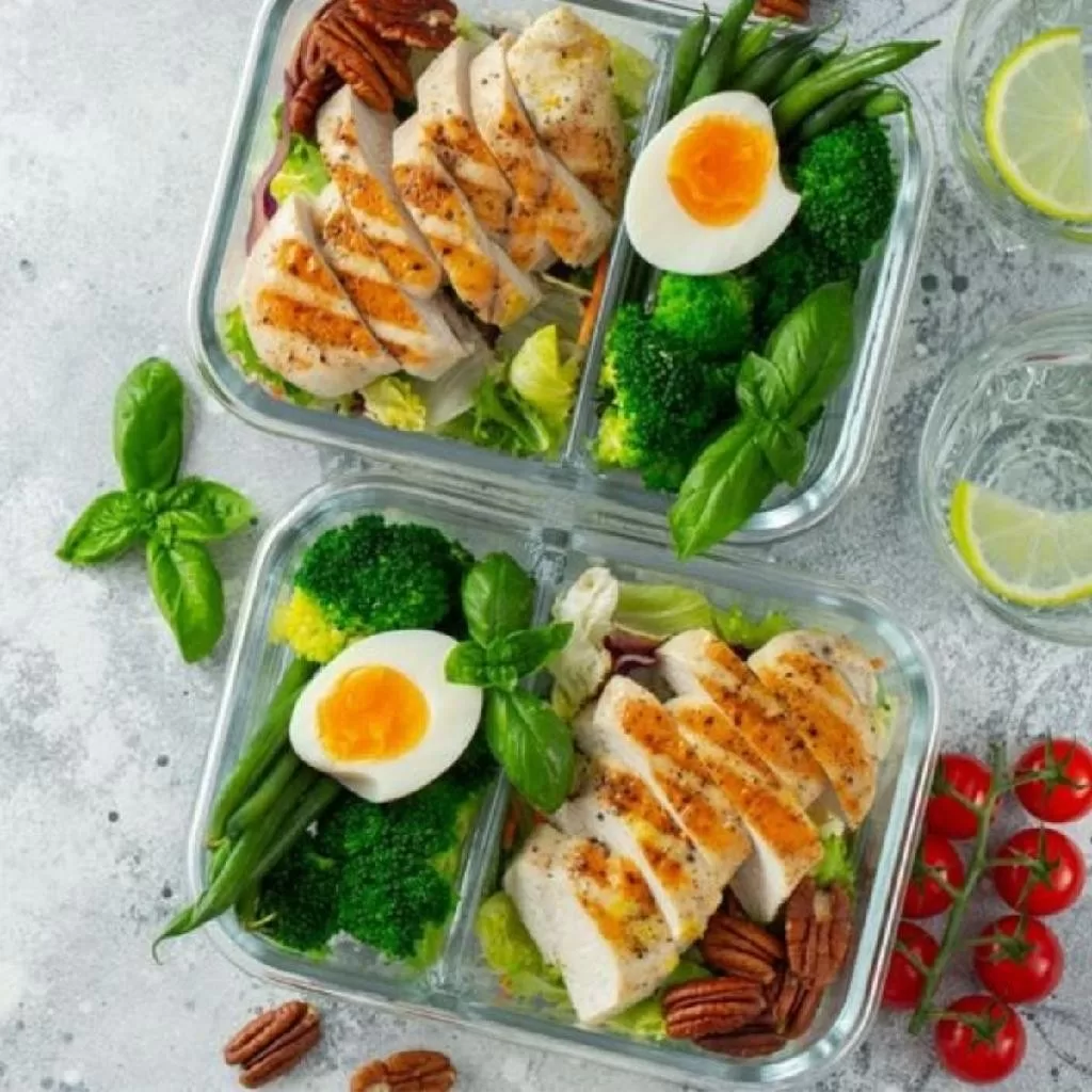 2 Lancheira Marmita com Divisória e Tampa com 4 Travas 1040ML