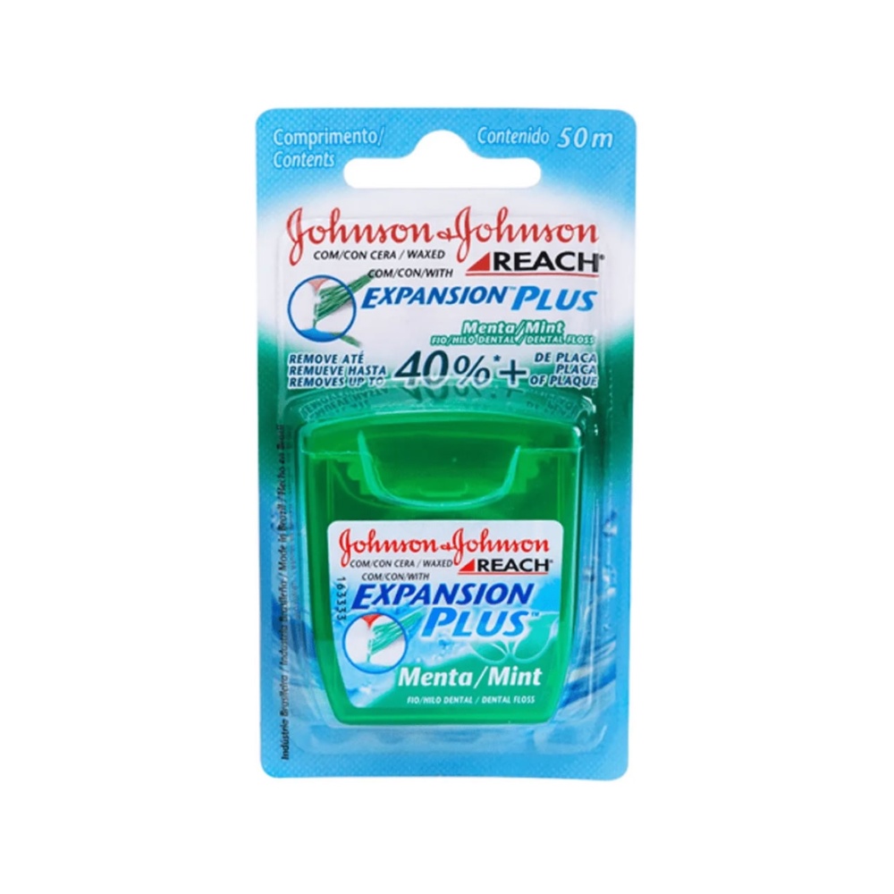 Fio dental johnsons reach essencial sabor menta 50 metros Reach –
