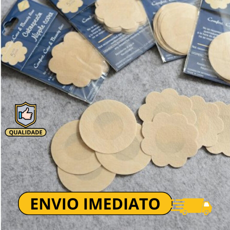 Kit Protetor Tampa Bico Seios Adesivo Protetor Mam