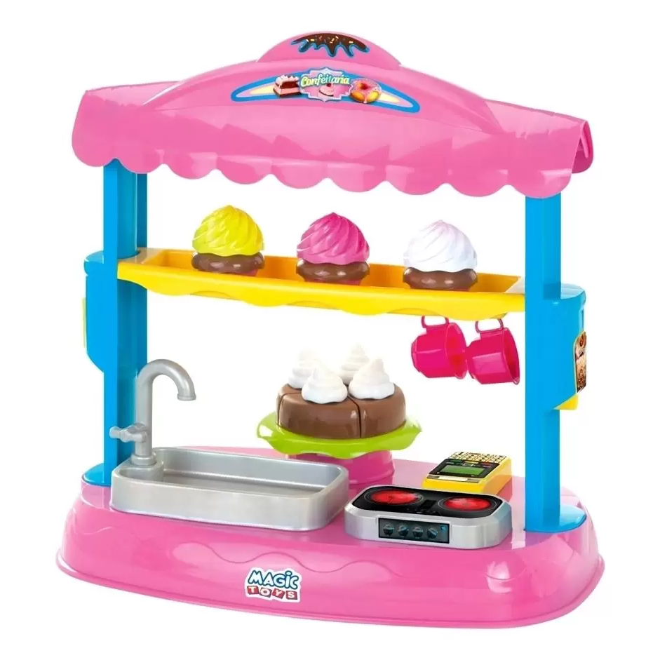 Brinquedo Infantil Confeitaria Infantil Mini Doceria Cupcake – Magic Toys